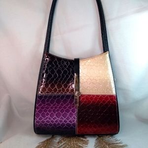 5 color hard bodied handbag